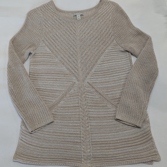 Dana Buchman Sweaters - Dana Buchman Fine Woven Tunic Sweater